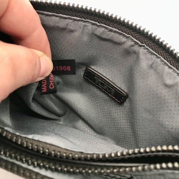 Tumi Grey Ballistic Nylon Crossbody Clutch - Picture 12 of 12
